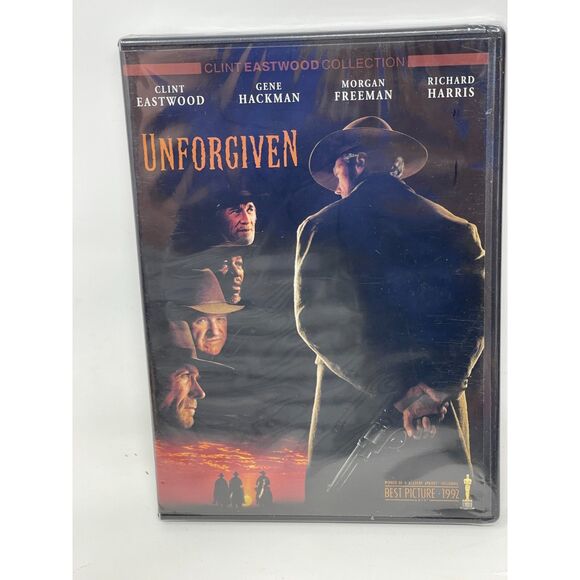 UNFORGIVEN New Sealed DVD Clint Eastwood Gene Hackman Morgan Freeman SNAP CASE - Picture 1 of 2